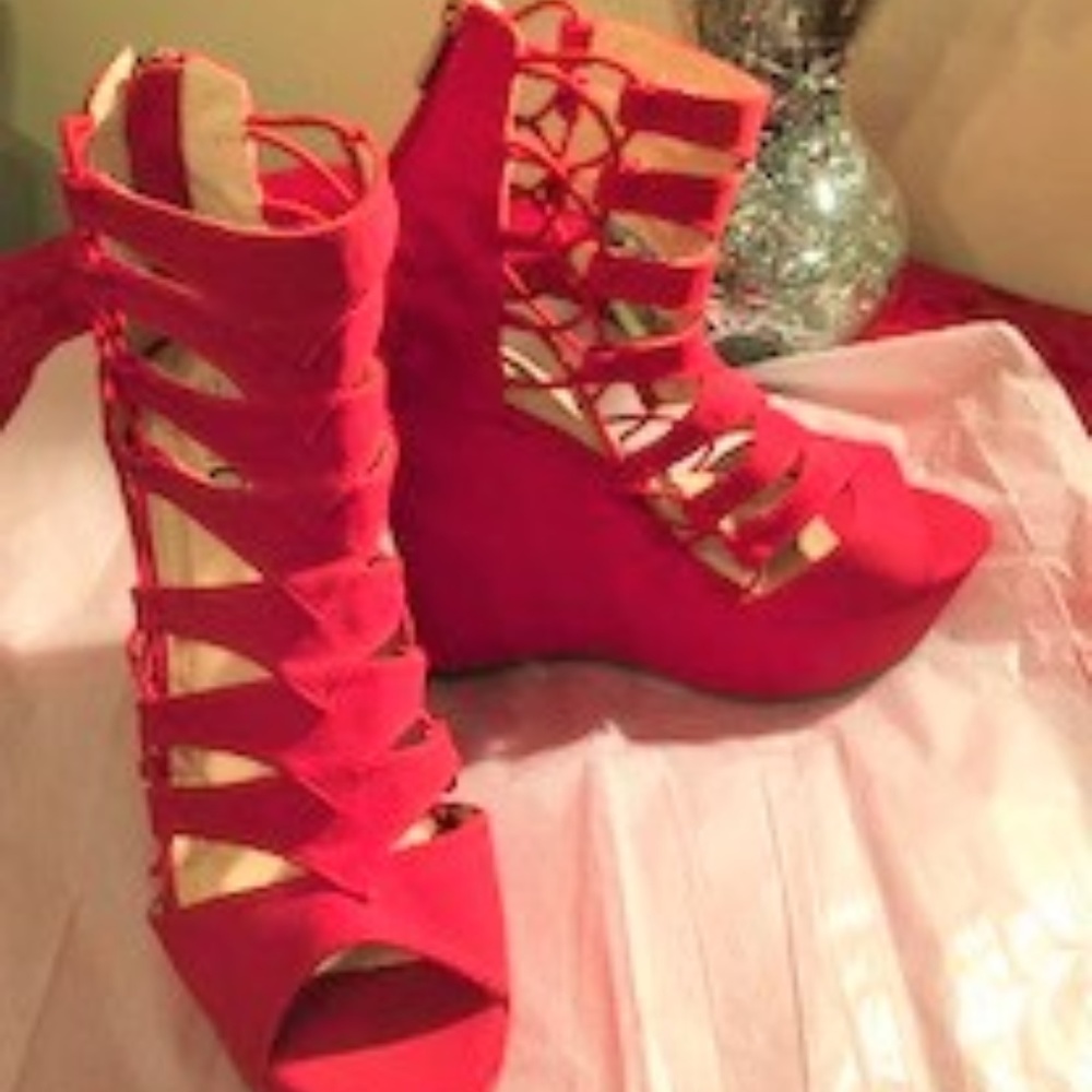 Brand New...Rouge Red Gladiator Platform
